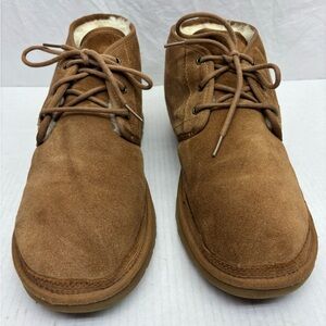 Ugg Men's Brown Suede Lace-Up Casual Boots, SZ 13, box 32
